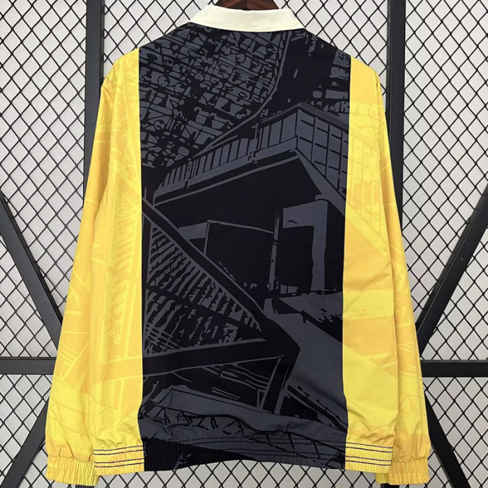 2024 Dortmund Black & Khaki Double Sided Windbreaker (双面风衣)