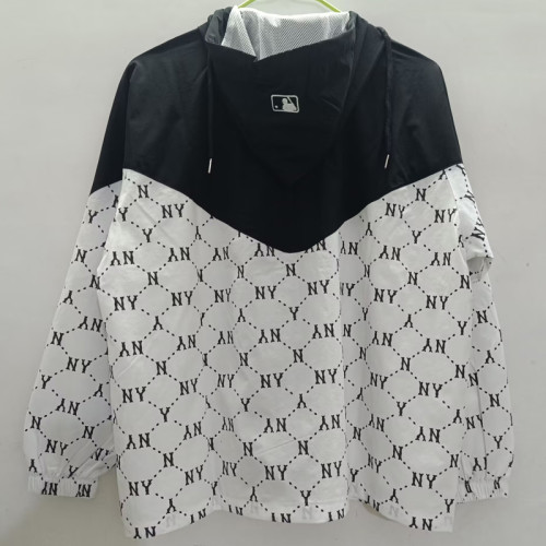 2024 MLB Black White Windbreaker