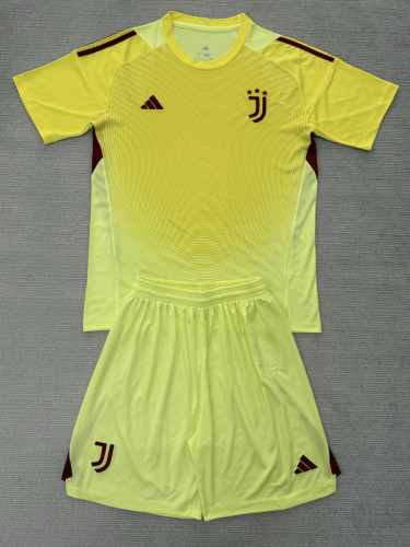 2025-26 JUV Yellow GoalKeeper Kids Soccer Jersey