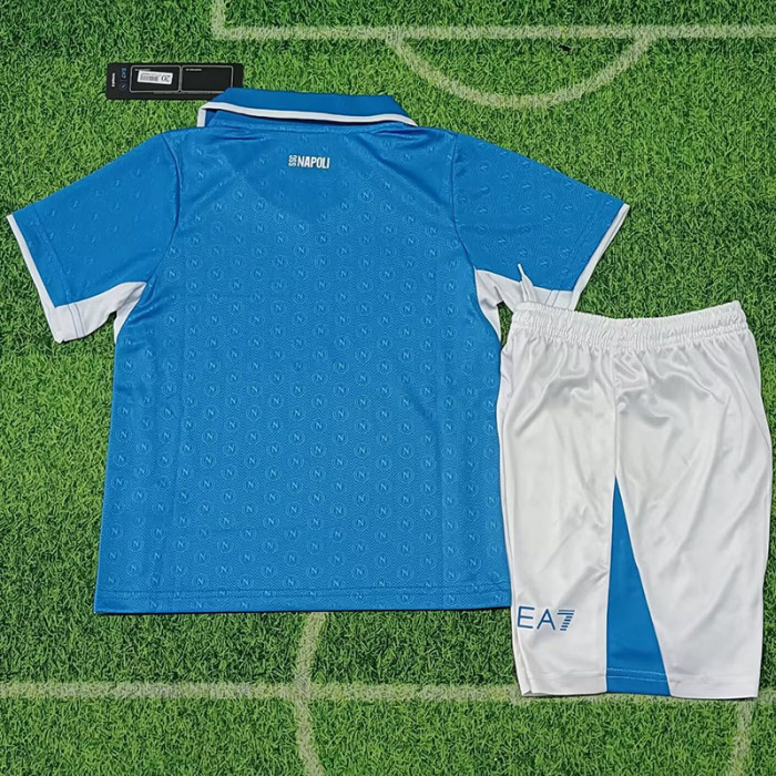 24-25 Napoli Home Kids Soccer Jersey