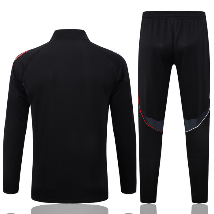 2025-26 Ajax Black Jacket Tracksuit #A2572