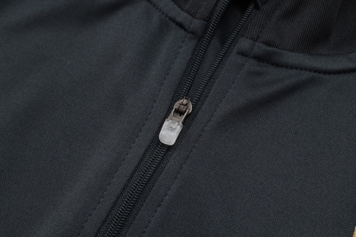 2025-26 Argentina Dark gray Kids Half Pull Tracksuit#E2541(童装)(半拉链)