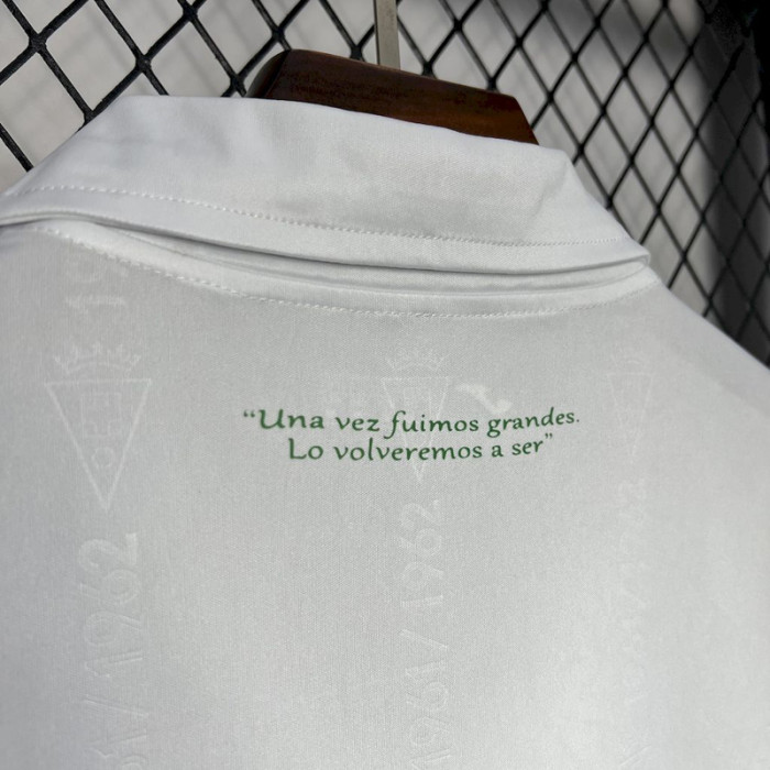 24-25 Cordoba White 70th Anniversary Edition Fans Soccer Jersey *科尔多瓦