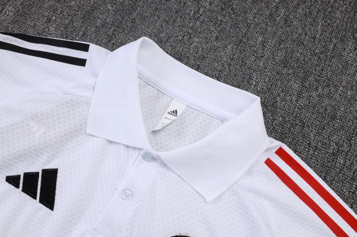 2025-26 Ajax White Polo Tracksuit #C2559