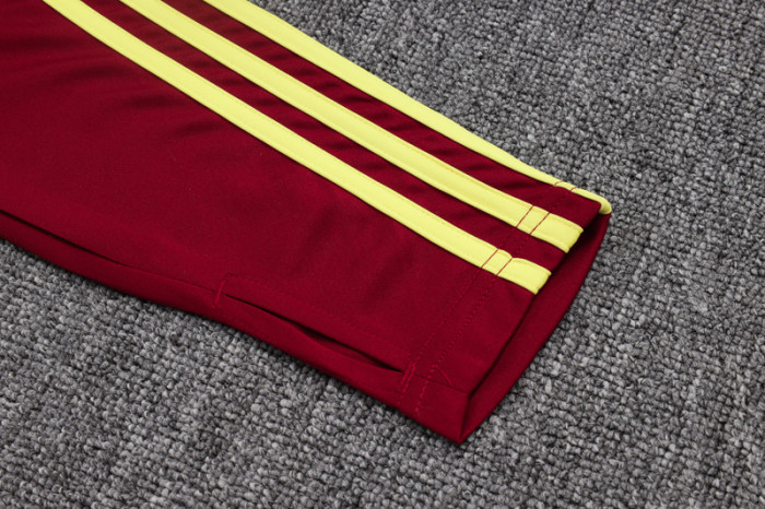 2025-26 ARS Jujube red Kids Half Pull Tracksuit#E2583(童装)(半拉链)