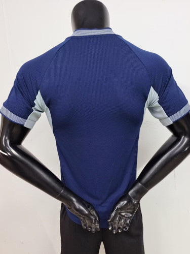25-26 Algeria Blue Player Version Training shirts #A37