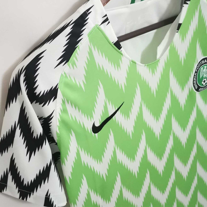 2018 Nigeria Home Retro Soccer Jersey