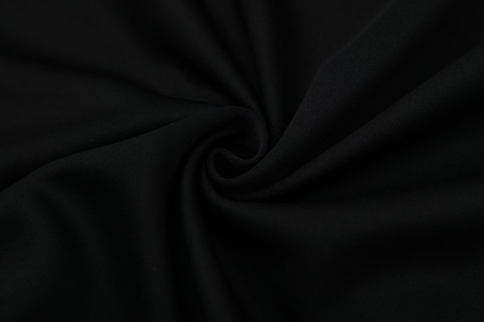 2025 AD Black Jacket Tracksuit #2314