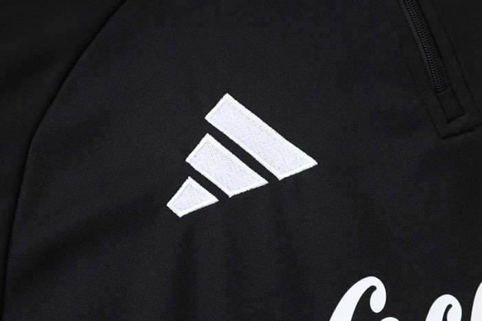 25-26 Argentina Black Half Pull Tracksuit (半拉链)