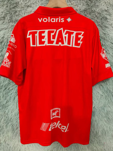 2012-2013 Tijuana Home Retro Soccer