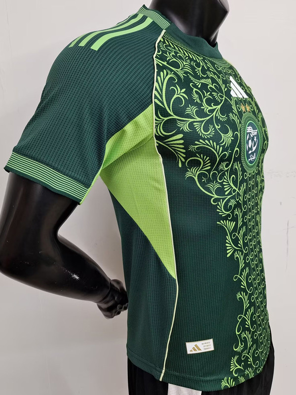 25-26 Algeria Green Player Version Training shirts #A37