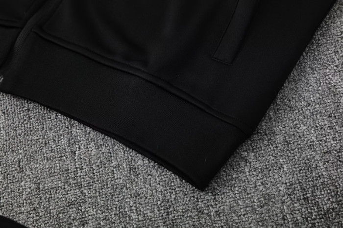 2025 AD Black Jacket Tracksuit #2313