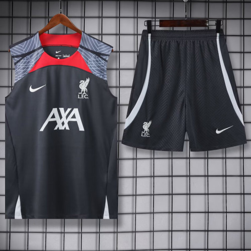 24-25 LIV Dark gray Tank top and shorts suit