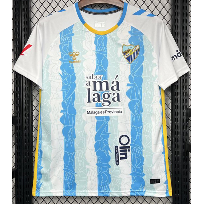 24-25 Malaga Home Fans Soccer Jersey