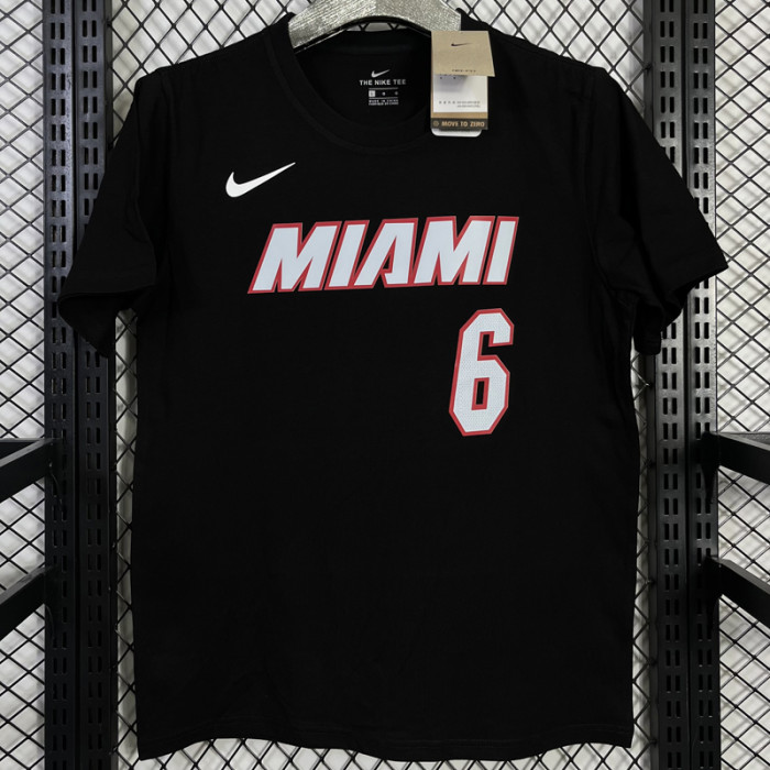 T888 HEAT JAMES #6 Black High Quality Casual T-Shirt