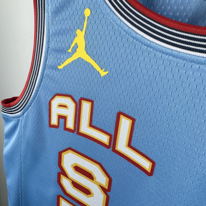 25-26 ALL-STAR BROWN #7 Light blue Top Quality Hot Pressing NBA Jersey
