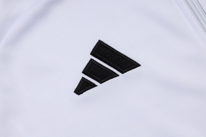 25-26 Ajax White Kids Jacket Tracksuit #E25126(童装)
