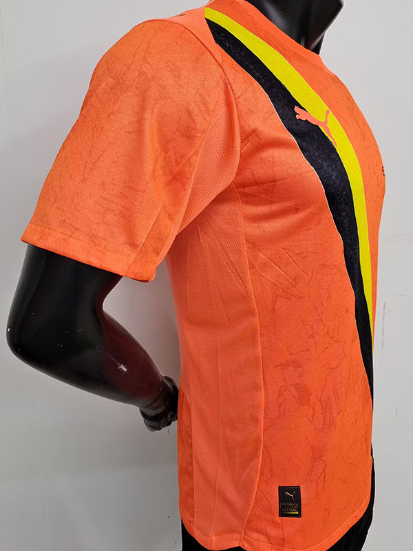 25-26 Man City Orange Player Version Soccer Jersey