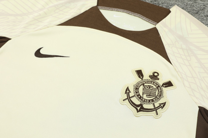24-25 Corinthians Beige Training Short Suit