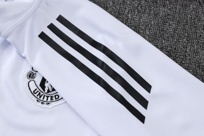 2025-26 Man Utd White Jacket Tracksuit #A2533