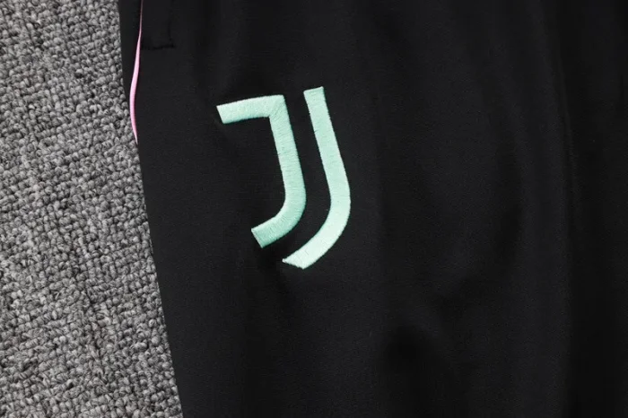 2025-26 JUV Black Kids Half Pull Tracksuit #E25110(童)(半拉链)