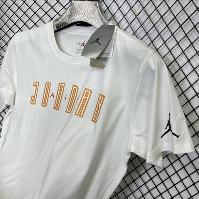 T174 Jordan White High Quality Casual T-Shirt