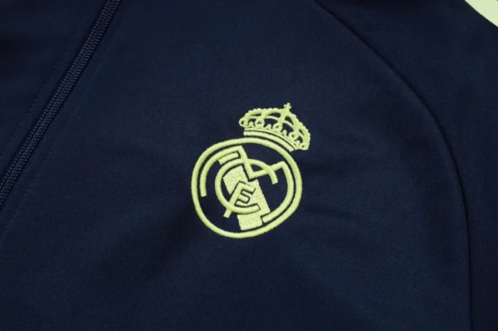 2025-26 RMA Royal blue Jacket Tracksuit #A2542(绿标）