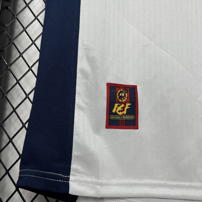 1998 Spain Away Retro Soccer Jersey