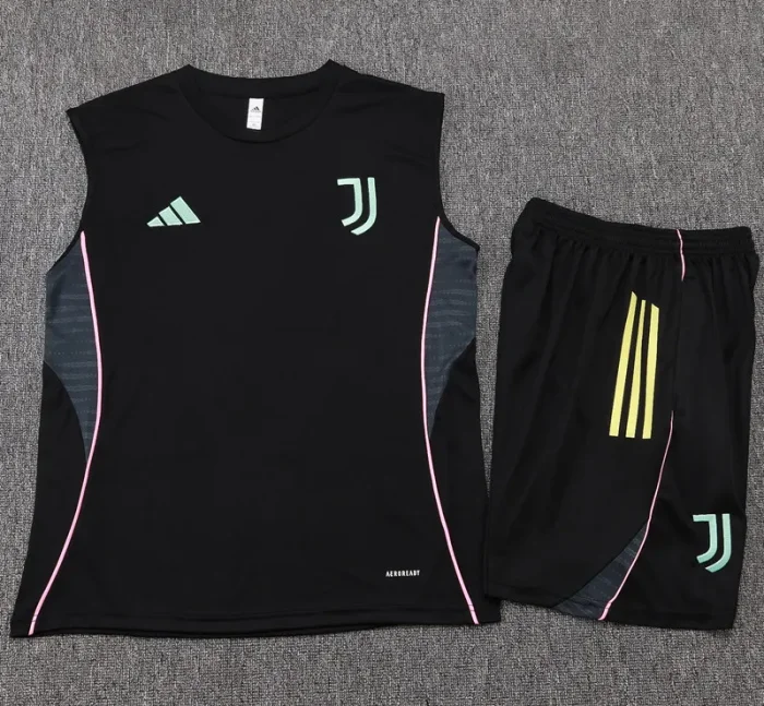 25-26 JUV Black Tank top and shorts suit #D25135