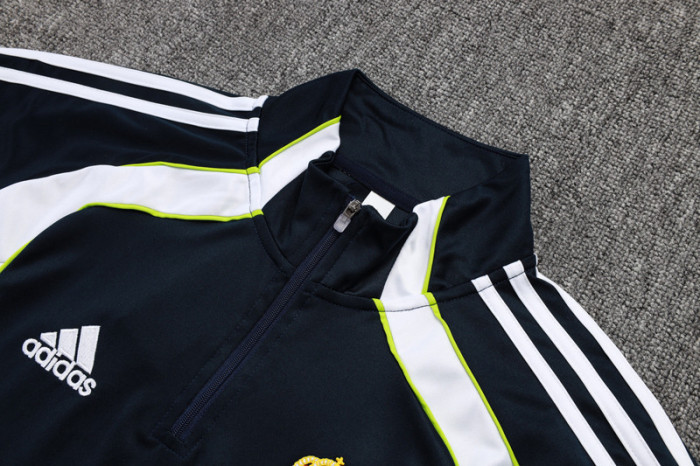 25-26 RMA Royal blue Half Pull Tracksuit #B2543(半拉链)