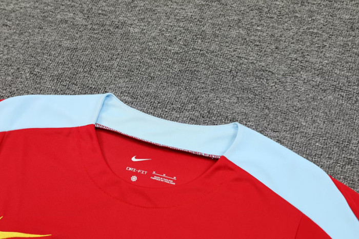 24-25 BAR Red Training Short Suit