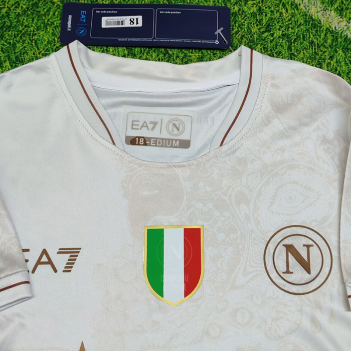 2025-26 Napoli Away Kids Soccer Jersey