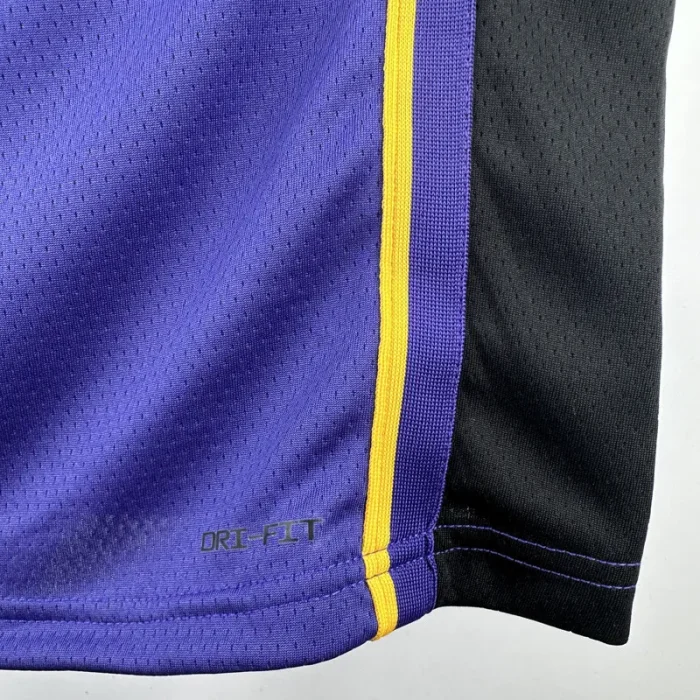 2022-23 LAKERS JAMES JR. #9 Purple Top Quality Hot Pressing NBA Jersey (Trapeze Edition) 飞人版