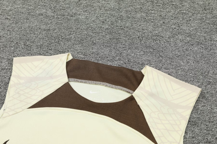 24-25 Corinthians Beige Tank top and shorts suit