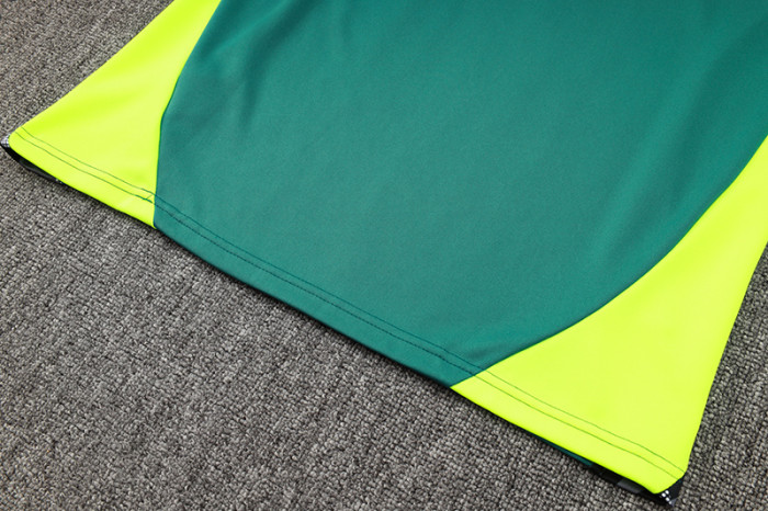 24-25 Algeria Dark green Half Pull Tracksuit (半拉链)