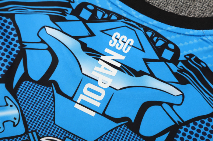 25-26 Napoli Blue Training Short Suit