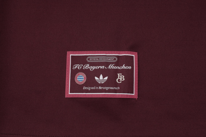 25-26 Bayern Deep Red Half Pull Tracksuit #B2512(半拉链)