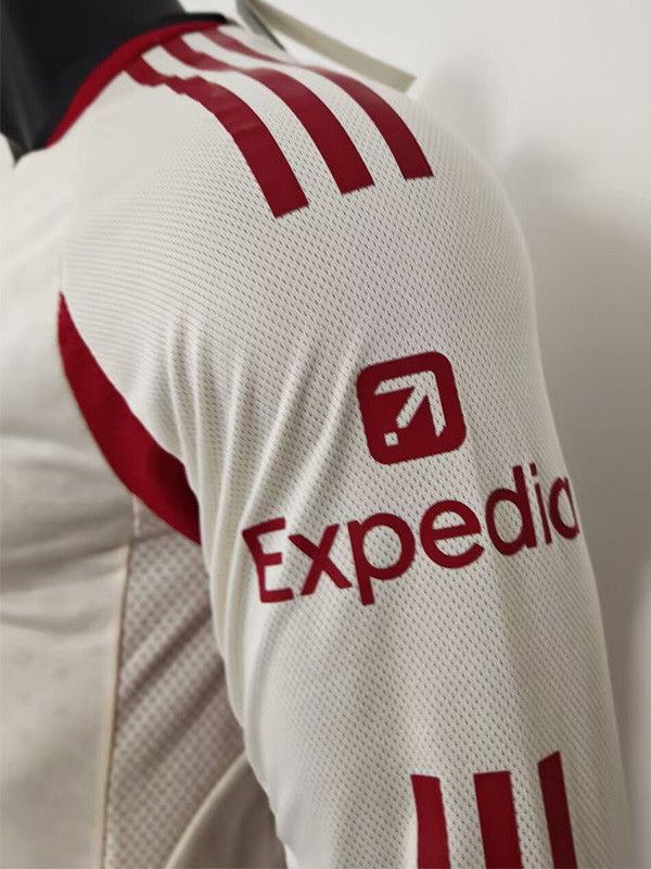 2025-26 LIV Away Long Sleeve Player Version Soccer Jersey(长袖球员)