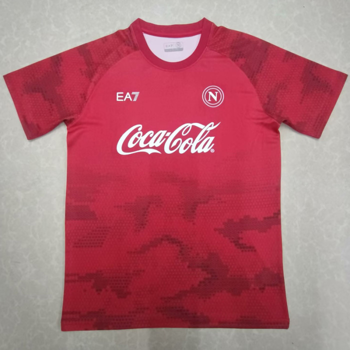 24-25 Napoli Red Training Shirts