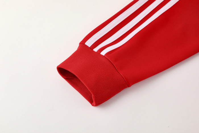 24-25 Bayern Red Jacket Tracksuit #06