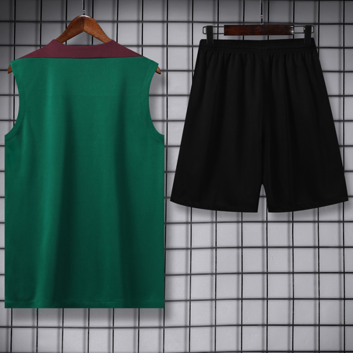 24-25 PSG Green Tank top and shorts suit