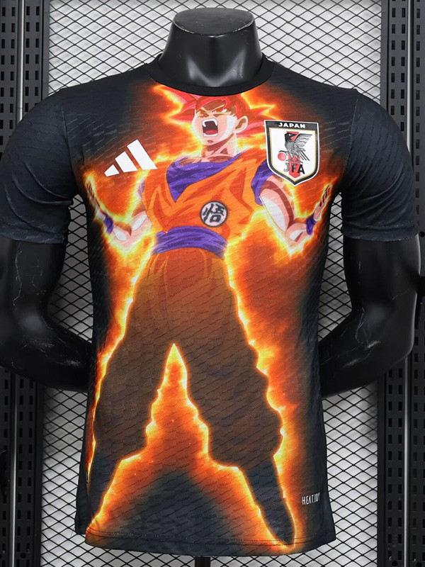 24-25 Japan Black Special Edition Player Version Soccer Jersey *火焰悟空