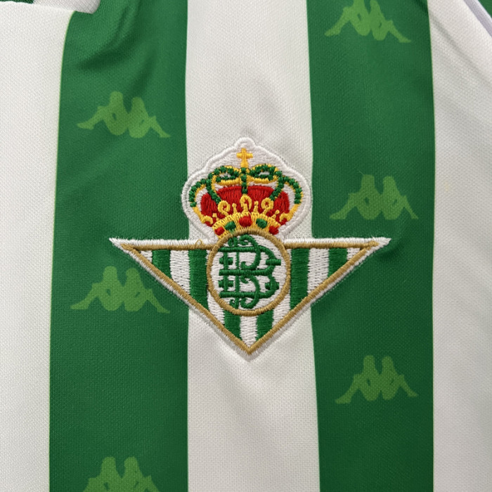 1995-1997 Real Betis Home Kids Retro Soccer Jersey