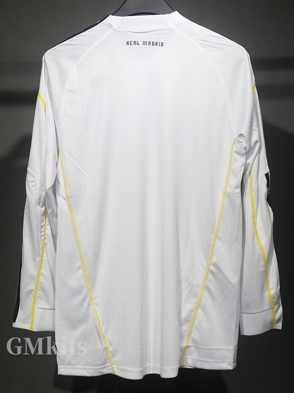 2009-2010 RMA Home Player Version 长袖球员 Long Sleeve Retro Soccer Jersey