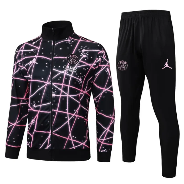 25-26 PSG Jordan Black Jacket Tracksuit #A2556