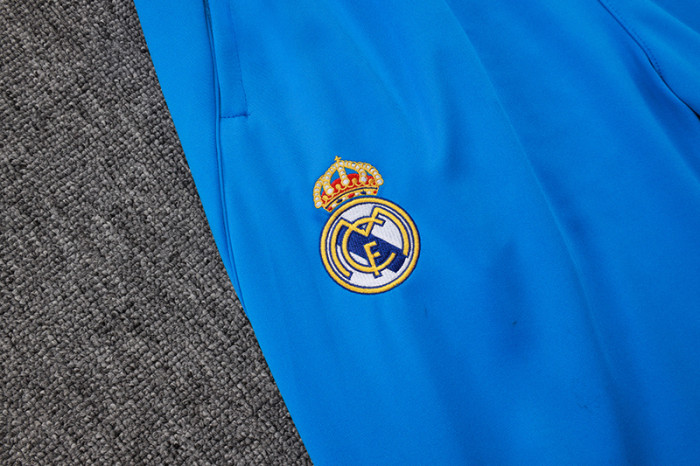 2025-26 RMA White Half Pull Tracksuit (半拉链）