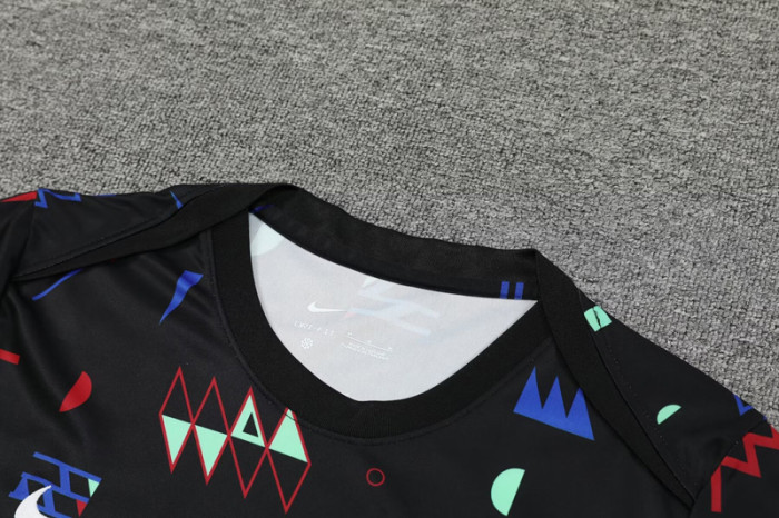 24-25 Portugal Black Training Short Suit
