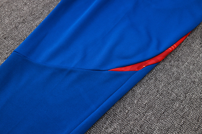 24-25 Spain Light blue Half Pull Tracksuit (半拉链)