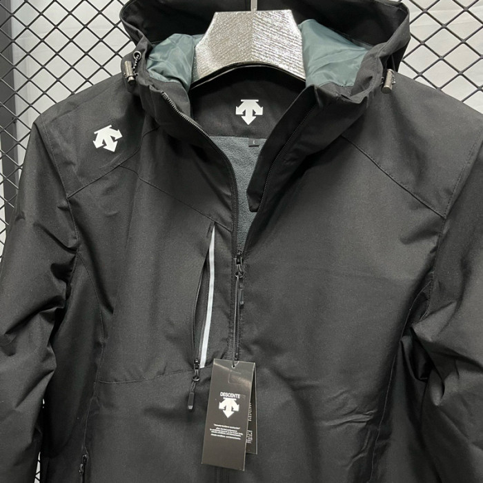 2024 DST Velvet Thickened warm Black Outdoor Jackets #F12加绒冲锋衣