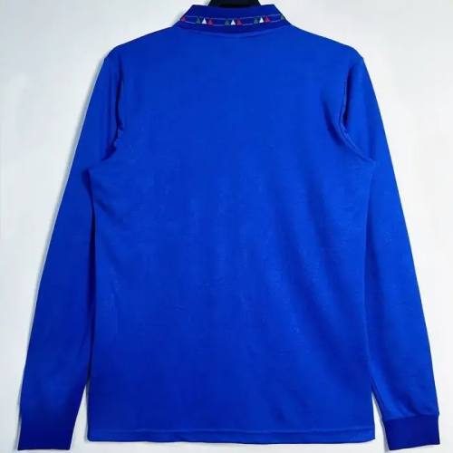 1994 Italy Home Long Sleeve Retro Soccer Jersey (长袖)